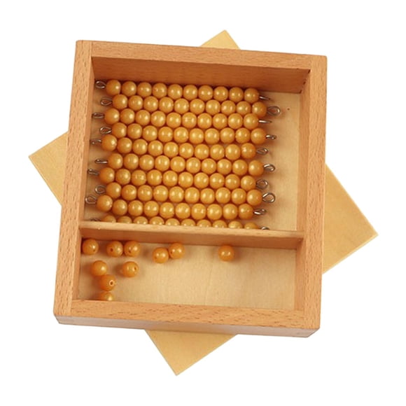 Montessori Math Beads Materials Bead Sorting Stacking Toy Para 3-6