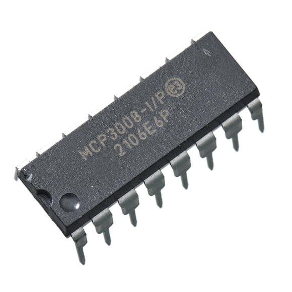 Convertidor A/D Horinktor MCP3008 de 8 canales y 10 bits