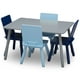 thumbnail image 4 of Juego de mesa y 4 sillas infantil azul y gris Delta Children, 4 of 5