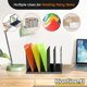 thumbnail image 2 of Organizador de archivos Kuntine.B de 5 secciones, pack de 2, negro, 2 of 4