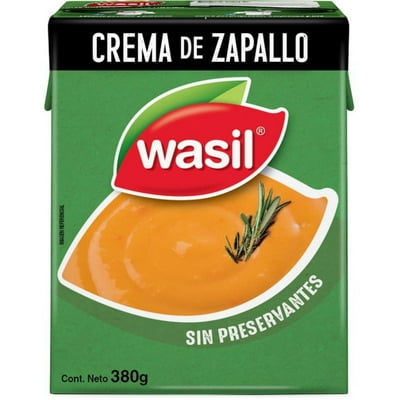 Crema De Zapallo Caja 380 G Wasil