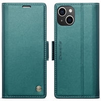 Caseme Tipo Cartera Iphone 14 Plus Con Cierre Magnético, Rfid, Tarjetero, Soporte, Carga Inalámbrica