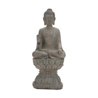 Magideal - Estatua De Buda, Escultura De Resina, Artesanía, Obra De Arte, Adorno De Buda Fengshui, Escultura De Buda Para Escritorio, Oficina, Decoración De Jard Estilo B