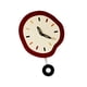 thumbnail image 1 of Reloj De Pared Moderno, Práctico Y único, Para Colgar En La Oficina, Aula Moderna, 48 Cm X 35 Cm, 1 of 5