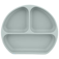 Plato Con Divisiones Azul Infanti