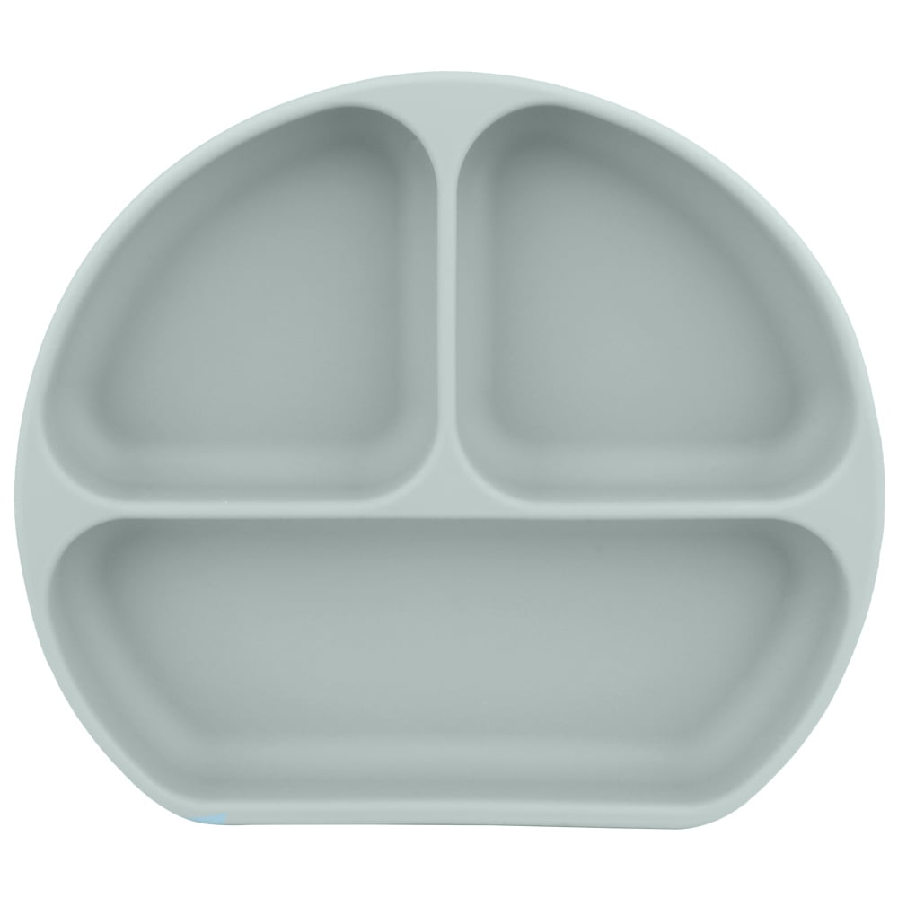 Plato Con Divisiones Azul Infanti