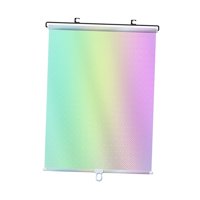 Magideal - Parasol Enrollable, Cortina Ciega, Persianas Enrollables Universales, Ventosa, Cortina Parasol Para Coche, Baño, Restaurante, Ventana Del Sótano 58X125Cm Plata