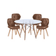 thumbnail image 2 of Silla Mariposa Fija Café, 2 of 2