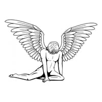 Rienda Libre Graphics - Decomural Fallen Male Angel Ws-17825