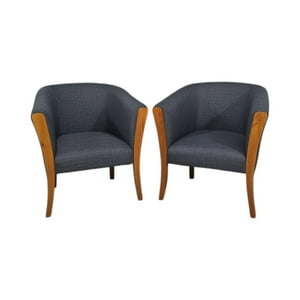 Diseños Valestrini - Sitiales Esmeralda Lino Gris Oscuro