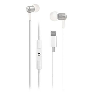 Audifono Con Cable Lightning Blanco Datacom