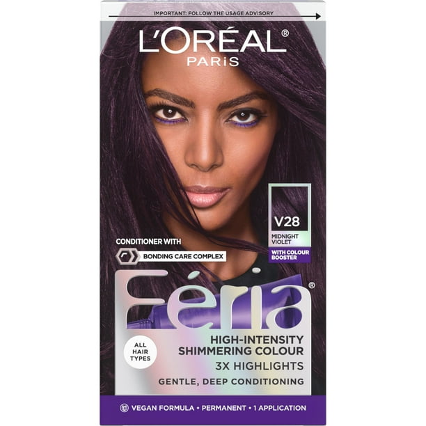 Tinte para el cabello L'Oreal Paris Feria V28 Midnight Violet | Lider