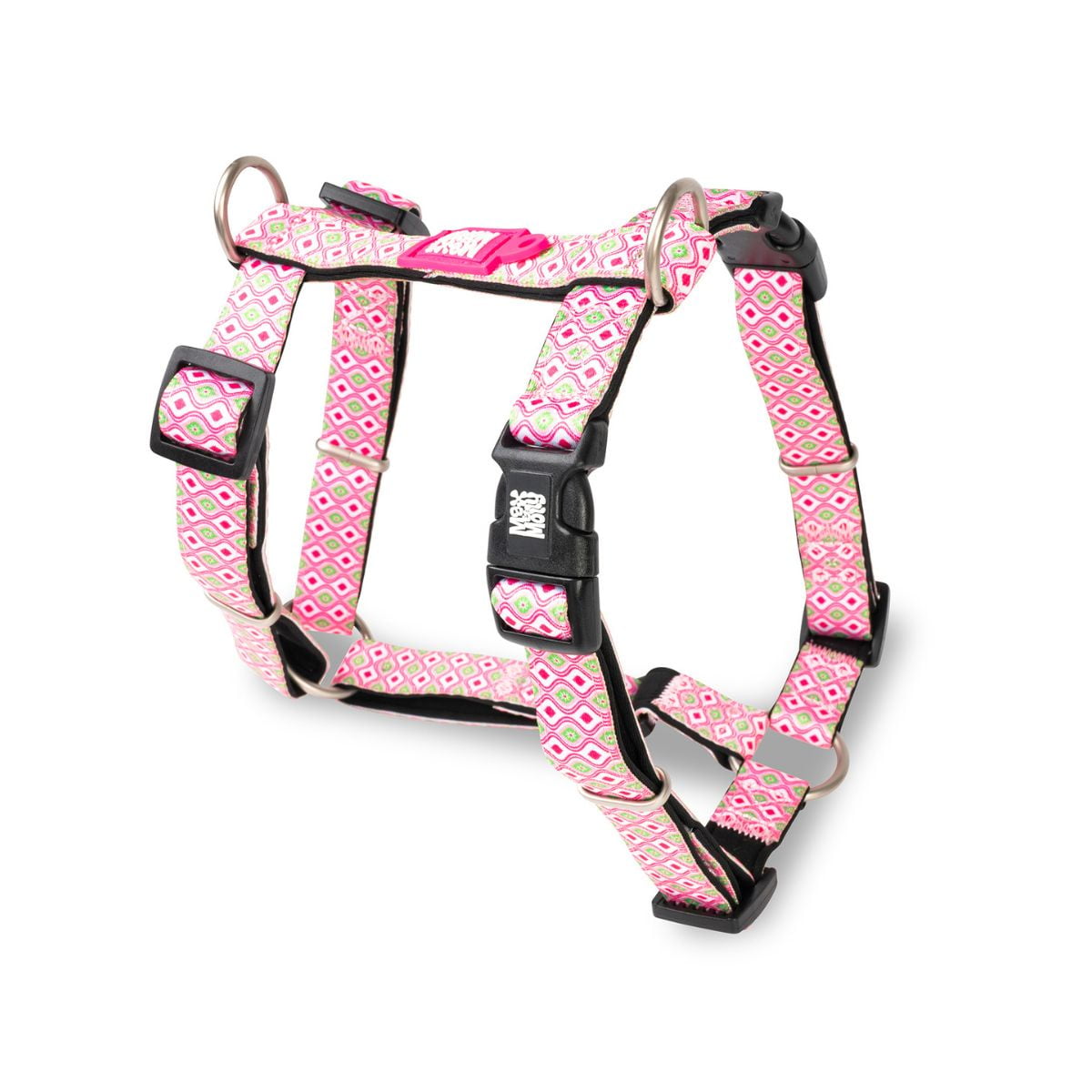 Max & Molly - Arnés Para Perro Talla S Ajustable Diseño Rosado