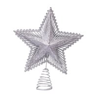 Magideal - Decoración Para La Parte Superior Del De Navidad, Decoración Del De Navidad, Adornos Navideños Para Decoración De Fiestas, Colgante Para Plata