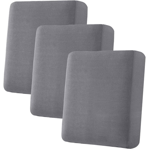 H.VERSAILTEX Super Stretch Individual Seat Cushion Covers Set of 3