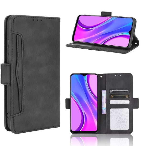 Funda Cartera Magnética para Xiaomi Redmi 10A- Tarjetero Desmontable, Cuero PU, Soporte
