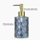 thumbnail image 3 of Dispensador de jabón de vidrio con bomba de plástico, dispensador de jabón líquido de manos de 350 ml, bomba inoxidable para cocina y baño, 3 of 6