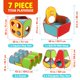 thumbnail image 3 of Play Tent Playz para niños, 7 unidades, con 1 piscina de bolas grande y 3 túneles de juego, 3 of 9