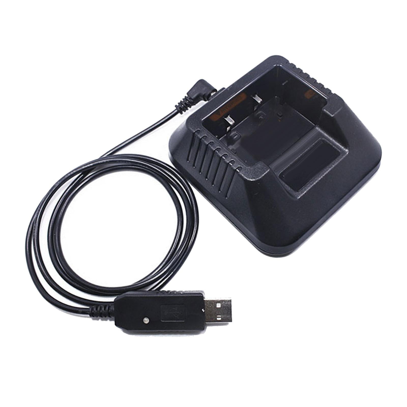 Magideal - Cable De Carga Usb Cable De Carga De Alimentación Usb Cable De Repuesto De Cable Usb Portátil De 39,37 Pulgadas De Largo Para Accesorio De Walkie Talk Con Base