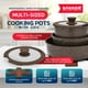 thumbnail image 3 of Juego de utensilios de cocina Bakken- Swiss Kitchen antiadherente de granito, 15 piezas, 3 of 8