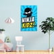 thumbnail image 4 of Ninja Kids Cuadro decorativo colgante - Arte de pared - Póster enmarcado - Decoración de pared - Regalos para familia, amigos y aficionados 20*30 cm, 4 of 6