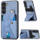 thumbnail image 1 of Funda Resistente para Samsung Galaxy S23 con Tarjetero y Soporte, Diseño Magnético Azul, 1 of 5