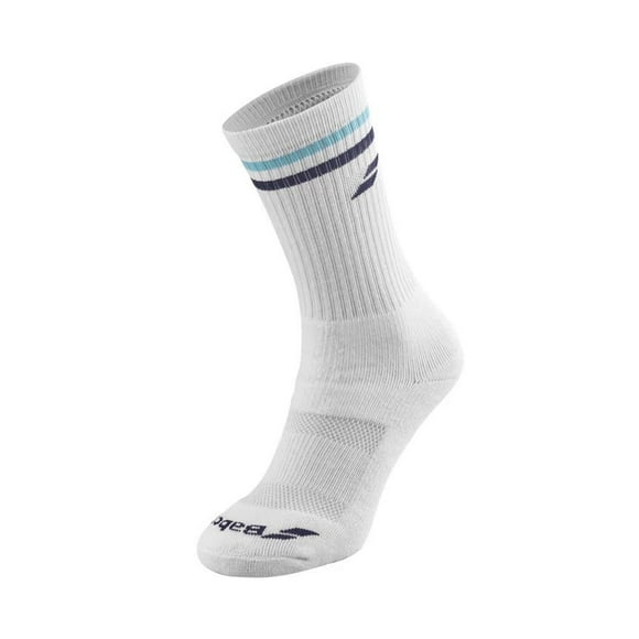 Calcetin Babolat Team Single Blanco/Azul Tenis Padel