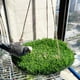 thumbnail image 2 of Juguetes grandes de la estera de alimentación de pájaros, Hammock de césped natural de pájaros con ganchos, juguete colgante de percha de escalada para paraquíes, loro, coccatels, dragón bar, 2 of 3