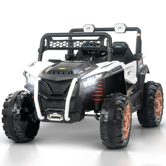 Auto Eléctrico 12v Jeep Terreneitor Blanco