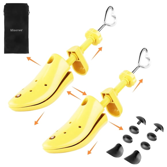 Camilla para zapatos MISERWE, ajustable en 2 direcciones, con bolsa de transporte L