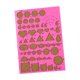thumbnail image 5 of Tiras De Papel Quilling Herramienta Regla Plantilla Herramienta De Dibujo Para Hacer Origami Rosa, 5 of 5