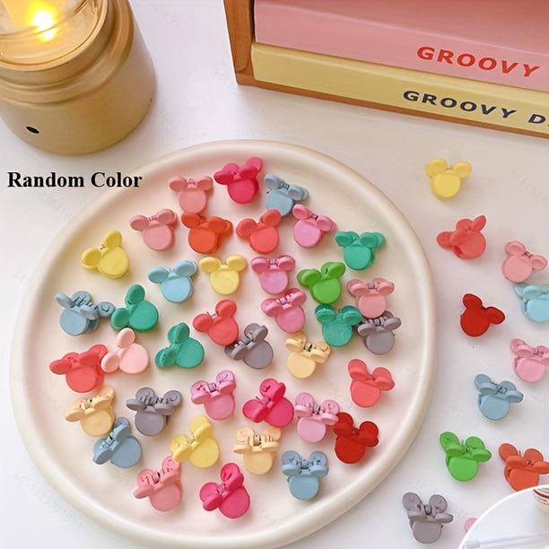 50pcs Cute Mini Hair Claw Clips for Baby and Girl - Non-Slip Tiny Plastic Clips for Hair Accessories and Styling