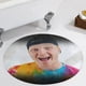 thumbnail image 5 of Indecible Alfombra Redonda de Felpa Coral, Antideslizante, No Desprende Pelusas, Lavable y Duradera para Salón, Dormitorio y Habitación de Niños 60cm, 5 of 6