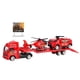 thumbnail image 5 of Niñas Niños Grúa Remolque Remolque Juguete Juguetes Educativos Coche Transporter Juguete Rojo, 5 of 5