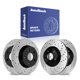 thumbnail image 1 of Rotor de freno Auto Shack 278 mm/271 mm perforado y ranurado, 1 of 7
