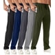 thumbnail image 1 of Pantalones deportivos OZYJD para hombre con bolsillos con cremallera, paquete de 5 unidades, 1 of 7