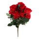 thumbnail image 5 of Ramo De Flores De Rosa Francés Artificial Boda Decoración Floral Para El Hogar Rojo, 5 of 5