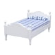 thumbnail image 4 of Escala 1:12 Casa De Muñecas Cama Individual Muebles De Dormitorio Accesorio De Decoración De Casa De Muñecas, 4 of 5
