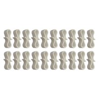 Magideal - Cuerdas De Luz Al Aire Libre Gancos De Fiesta De Fiesta De Fiesta Convenientes, Fáciles De Usar, Gastos De Canalones Multifunción S Clips Para La Luz 20 Piezas