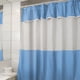 thumbnail image 3 of Juego de Cortina para Baño Celeste 5 Piezas sin Forro, 3 of 3