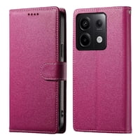 Funda Para Foxdock Xiaomi Redmi Note 13 Pro 5G– Cuero Premium, 3 Ranuras Para Tarjetas, Protección Contra Impactos