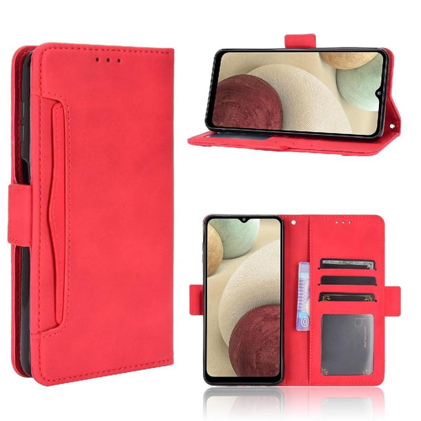 Funda Tipo Billetera FOXDOCK para Samsung Galaxy A12 5G – Tapa Flip con Tarjetero