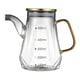 thumbnail image 2 of Botella Grande De Vidrio Para Aceite De Cocina, Dispensador De Aceite Y Vinagre Con Asa Y Tapa, 500 Ml, 2 of 5
