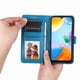 thumbnail image 2 of Funda tipo cartera FOXDOCK para Xiaomi Redmi 10C 4G , diseño girasol en relieve, cuero PU, cierre magnético, soporte y tarjetero, 2 of 5