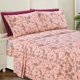 thumbnail image 1 of Juego de sábanas Elegant Comfort Queen, diseño paisley coral, 6 piezas, 1 of 9