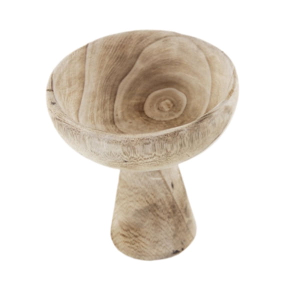 Cuenco De Pedestal De Madera Para Fruta, Soporte Para Encimera De Cocina, Centro De Mesa De Restaurante, Madera