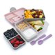 thumbnail image 2 of Lonchera bento box con cubiertos Rosado, 2 of 5