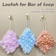thumbnail image 2 of 1 PCS Loofah for Bar of Soap, 2-in-1 Loofah Soap Holder, Bath Sponge with Drawstring and Soaps Pocket, Gentle Exfoliating Cleanser for Smooth Skin, 2 of 3