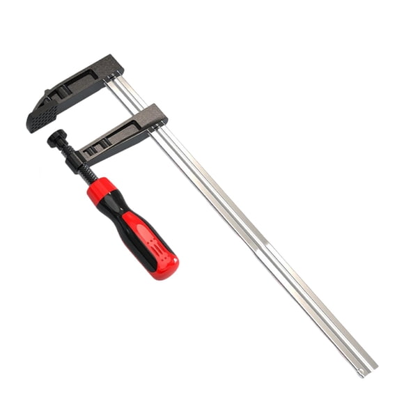 Abrazadera F de alta resistencia para carpintería, abrazadera de barra con almohadilla ergonómica de liberación rápida de acero al carbono antidesliza L
