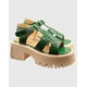 thumbnail image 2 of Sandalia Hebilla Charol Verde, 2 of 5